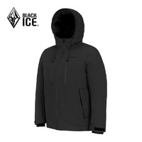 BLACKICE 黑冰 戶外男款800+蓬鵝絨防風(fēng)保暖羽絨服 黑色 XL