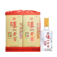 瀘州老窖 六年窖頭曲禮盒裝 濃香型白酒 52度 500ml*2瓶 年貨春節(jié)送禮