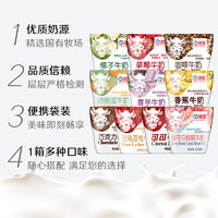 海河乳業(yè) 海河 牛奶兒童營養(yǎng)早餐奶 10種口味各一袋 220ml*10包