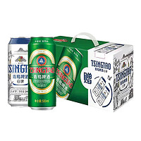 TSINGTAO 青島啤酒 經(jīng)典500ml*16聽+白啤500ml*4聽