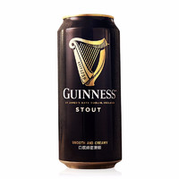 GUINNESS 健力士 黑啤精釀啤酒 440ml*24聽 整箱裝 愛爾蘭進(jìn)口 百威集團(tuán)