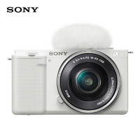 SONY 索尼 ZV-E10L 半畫(huà)幅微單相機(jī) 16-50mm標(biāo)準(zhǔn)鏡頭套裝 白色