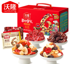 wolong 沃隆 每日?qǐng)?jiān)果禮盒 加油定制版 750g 28包
