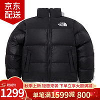 THE NORTH FACE 北面 FW23 ONBALL  保暖防風立領隱藏式連帽羽絨棉服 男女同款 NJ3NP55A/黑色 XXL/110碼