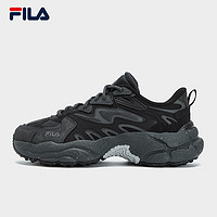 FILA 斐樂(lè) 蕨草鞋F(xiàn)ERN女鞋運(yùn)動(dòng)鞋新款戶(hù)外老爹鞋休閑鞋厚底 陰影灰/黑-DB 37.5