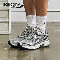 saucony 索康尼 Cohesion 2K 凝聚 中性跑鞋 S79019-1 灰銀色 42