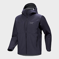 ARC'TERYX 始祖鳥 GAMMA系列 MX HOODY 男子軟殼夾克 Black Sapphire/藍(lán)黑色