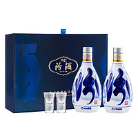 汾酒 青花20 年貨節(jié)必備清香型白酒 53度 500mL 2瓶 禮盒裝 新包裝