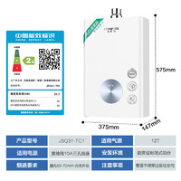 A.O.SMITH 史密斯 佳尼特16升燃氣熱水器  JSQ31-TC1