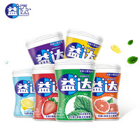 Extra 益達 瓶裝口香糖水果口味清新口氣接吻糖果零食40粒 益達口香糖-混合口味 56g 4瓶 裝