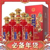 YONGFENG 永豐牌 北京二鍋頭 清香型白酒 龍韻9號 42度 500mL 6瓶 盛世紅整箱+3禮袋