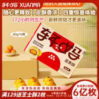 軒媽 plus:軒媽家蛋黃酥糕點(diǎn)40g*6枚裝零食源頭直發(fā)包郵