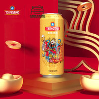 TSINGTAO 青島啤酒 恭喜發(fā)財(cái)新年啤酒 500ml*12罐