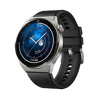 HUAWEI 華為 WATCH GT3 PRO 智能手表 46mm 黑色氟橡膠表帶