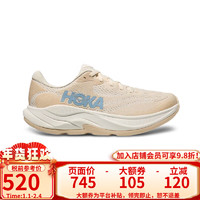 HOKA ONE ONE HOKA ONE女款夏季減震防滑透氣林康4公路RINCON 4跑步鞋 ARK-石膏白/橡木色 37 （US6  37 1/3）