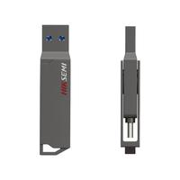 ?？低?X307C USB 3.1 U盤 灰色 64GB USB-A/Type-C雙口