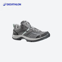 DECATHLON 迪卡儂 鞋登山鞋男戶外防滑透氣耐磨女運動鞋低 ODS MH100 女款_鉛灰色