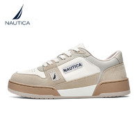 NAUTICA 諾帝卡 曹恩齊同款 情侶款拼接運(yùn)動休閑鞋 XC1034092301