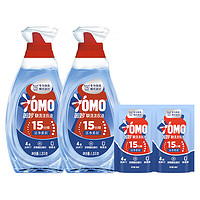 OMO 奧妙 快洗洗衣液 1.2kg*2瓶+100g*2瓶