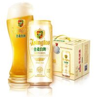 TSINGTAO 青島啤酒 精釀全麥白啤 濃郁麥香古法釀造500ml*12聽 整箱裝 年貨節(jié)送禮