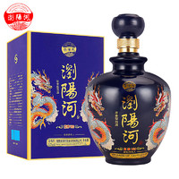 LIUYANGHE LIQUOR 瀏陽河 瀏陽河酒 濃香型白酒 52度 1500mL 1壇 禮盒裝