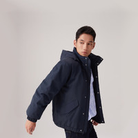 Levi's 李維斯 男士簡(jiǎn)約休閑可收納風(fēng)帽御寒羽絨服