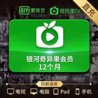 愛奇藝白金VIP會員年卡12個月 支持電視端 愛奇藝白金會員年