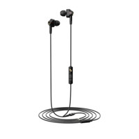 EDIFIER 漫步者 GM360 入耳式雙動圈降噪有線耳機(jī) 黑金色 3.5mm