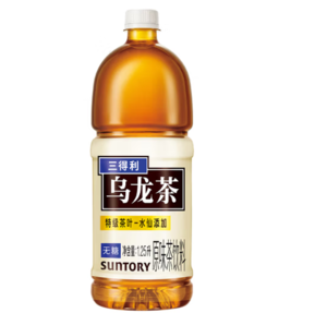 SUNTORY 三得利 無糖烏龍茶大瓶裝1250ml*6瓶