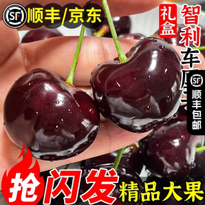 智利進(jìn)口車(chē)?yán)遄有迈r水果包郵當(dāng)季整箱禮盒2.5kg斤現(xiàn)貨孕婦4J櫻桃
