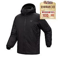 ARC'TERYX 始祖鳥 Atom Heavyweight 男連帽保暖棉服夾克外套上衣男 Blak XL