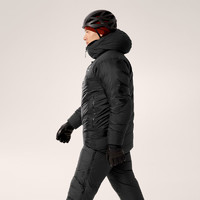 ARC'TERYX 始祖鳥 ALPHA PARKA 保暖 男子 羽絨大衣 Black/黑色 XL