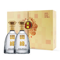 今世緣 國(guó)緣對(duì)開(kāi) 禮盒裝今世緣白酒 42度 500mL 2瓶 禮盒裝