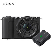 索尼 SONY ZV-E10 II APS-C畫幅微單相機(jī) 創(chuàng)意外觀濾鏡 黑色16-50mm標(biāo)準(zhǔn)鏡頭套裝+FZ100電池