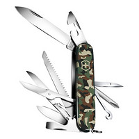 VICTORINOX 瑞士折疊軍刀 大當家 91mm(15功能) 1.4713.94 叢林迷彩色