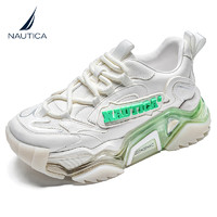 NAUTICA 女款港風厚底休閑老爹鞋 L532A38443