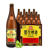 雪花 啤酒沈陽老雪 640ml*12瓶醇厚高度數(shù) 年貨節(jié)送禮