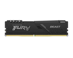 金士頓 FURY Beast野獸系列 DDR4 3200MHz 臺式機(jī)內(nèi)存 馬甲條 黑色 8GB HX432C18FB2/8-SP