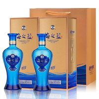 洋河 藍(lán)色經(jīng)典海之藍(lán)52度480ml*2瓶送禮濃香白酒口感綿柔自飲酒