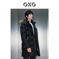 GXG 男裝 商場同款假兩件多色長羽絨服 GEX1D2429604