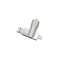 移速 MOVE SPEED 靈動Pro系列 YSULDP-128G3S USB 3.0 U盤 灰色 128GB Micro-B/Type-C雙口