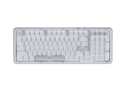 羅技 logitech 琥珀系列 K98M 98鍵 三模機械鍵盤 珍珠白 大理石軸 單光