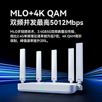 中興 巡天 BE5100 千兆雙頻無線家用路由器 WiFi7