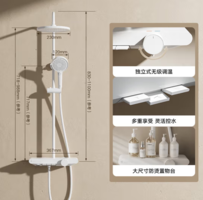 米家 MIJIA MJKWLYHS02DB 控溫淋浴花灑 N1 白色