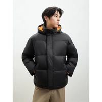 GXG 男士連帽保暖加厚鴨絨羽絨服 GED1Y200844000