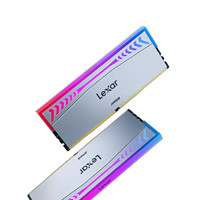 雷克沙 Ares戰(zhàn)神之翼 DDR5 6000MHz RGB 臺式機內(nèi)存 燈條 銀色 32GB 16GBx2 CL26