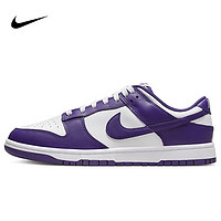 NIKE 耐克 Dunk Low Retro 男子運(yùn)動(dòng)板鞋 DD1391-104 白/紫