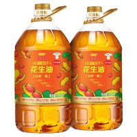 金龍魚 食用油 物理壓榨 壓榨一級(jí)花生油6.18L*2桶