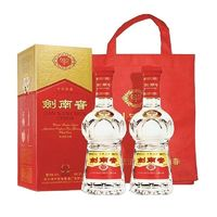 劍南春 水晶劍52度500ml*2瓶濃香型白酒年份日期批次隨機(jī) 送禮袋