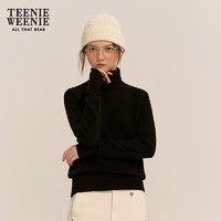 TEENIE WEENIE 小熊 女士高領(lǐng)毛衣 2024年秋冬新款